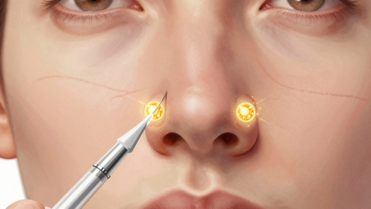 Анатомическое изображение филлеров, восстанавливающих объем у носогубных складок.