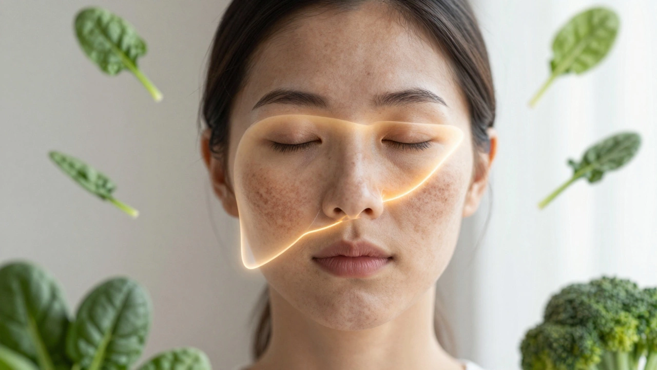 Как связана работа печени и пигментные пятна на коже