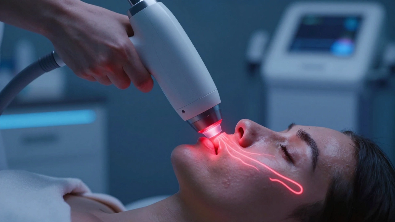 Лазерное лечение акне в медицинском центре