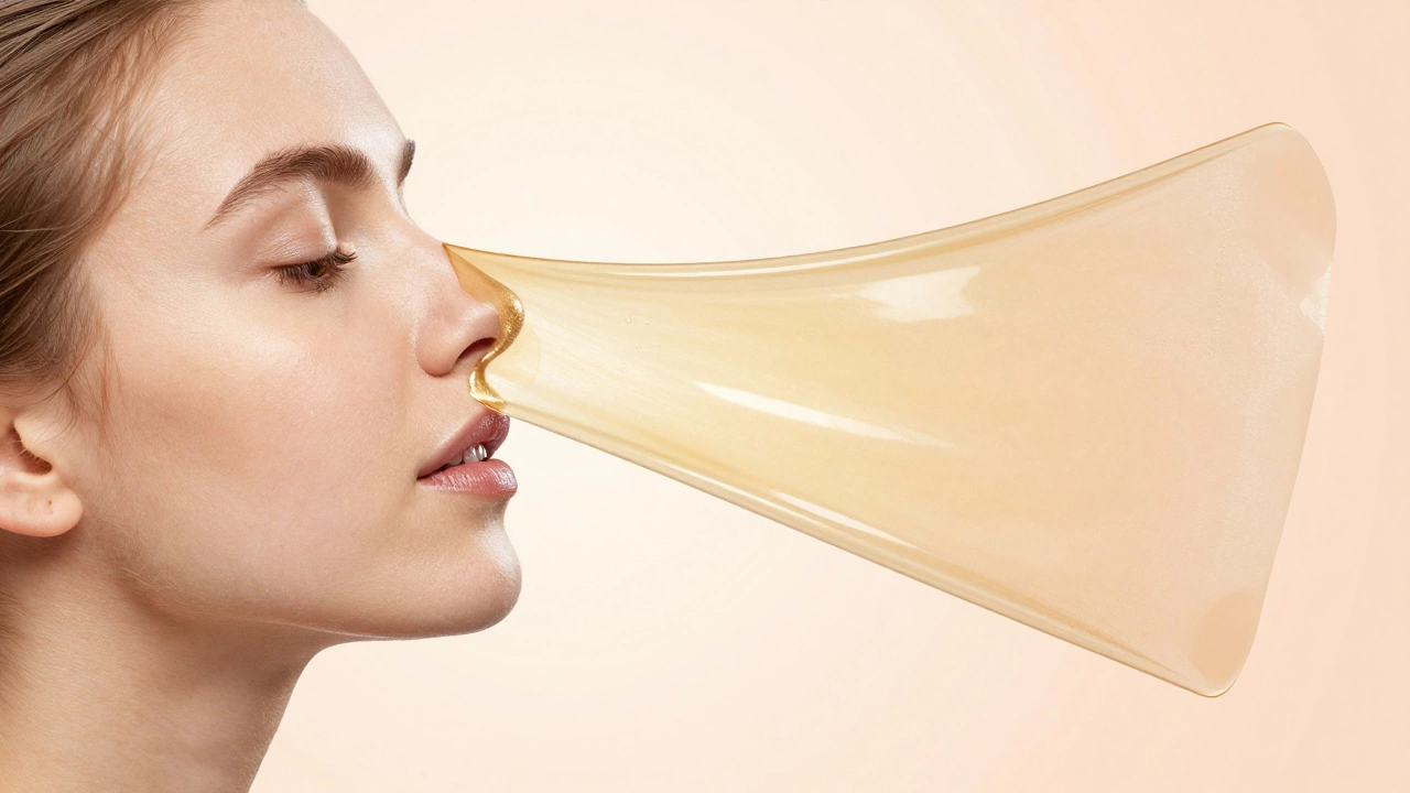 Концептуальное изображение эффекта лифтинга и подтяжки кожи лица