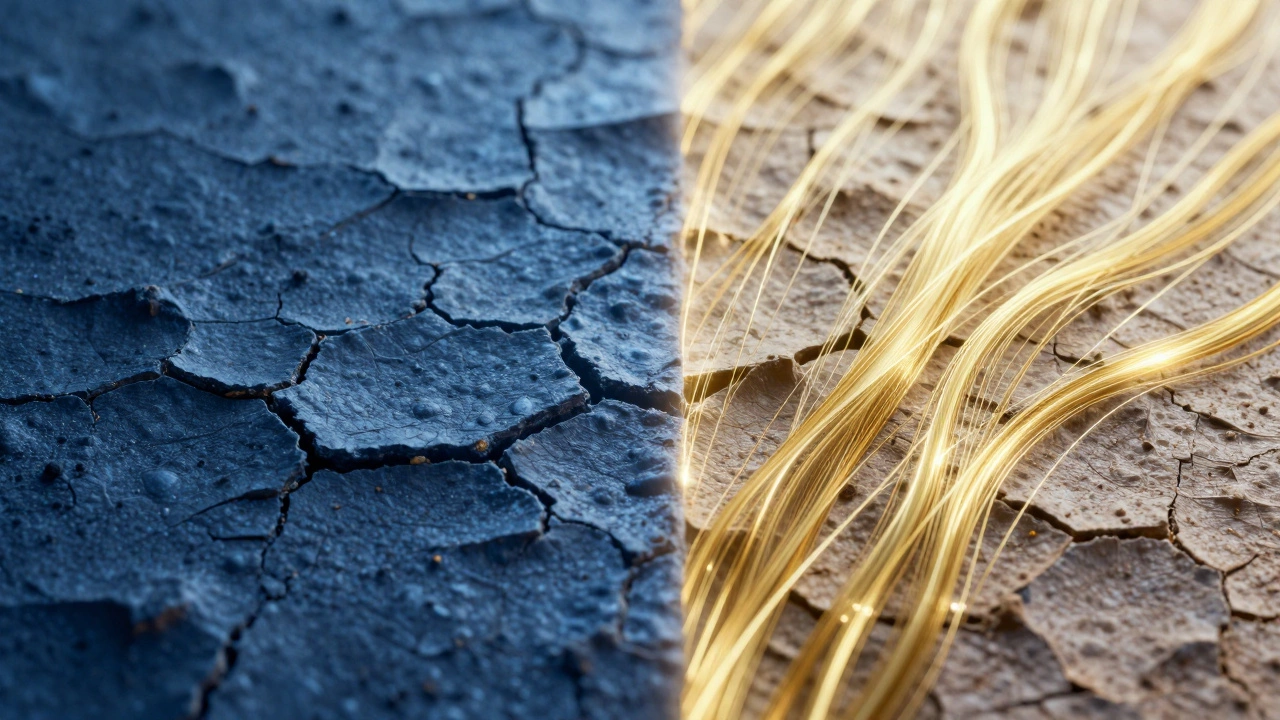 Концептуальное изображение процесса заполнения глубоких рубцов коллагеном