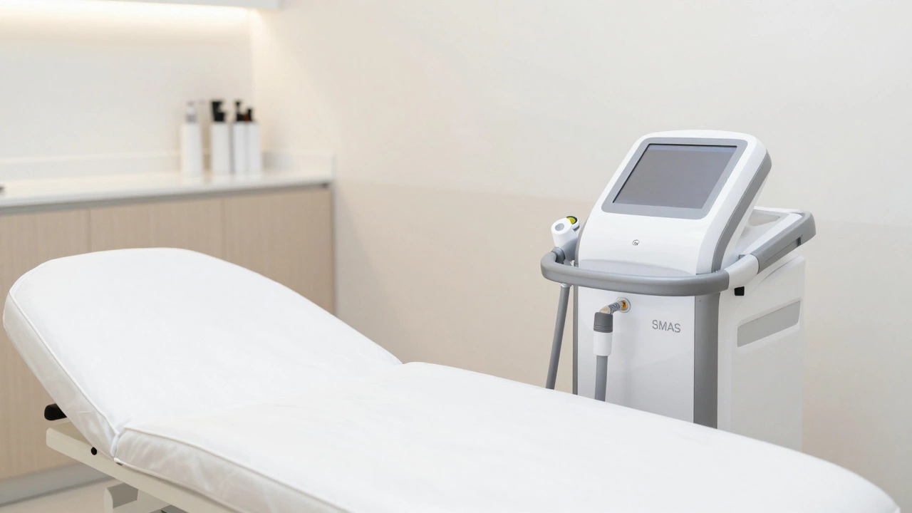 Современное оборудование для SMAS-лифтинга в интерьере косметологии
